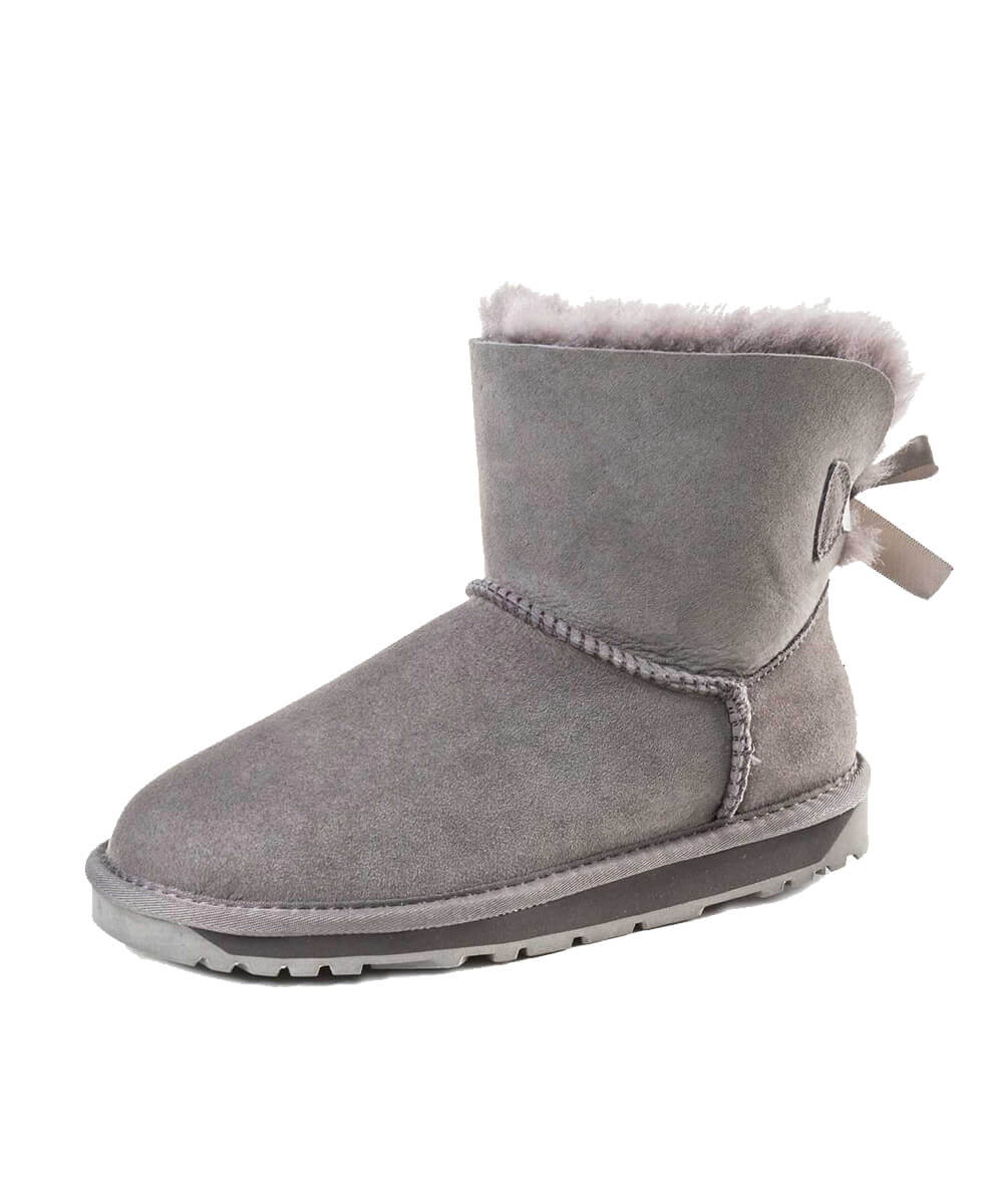 Grey Classic Mini Bailey Bow UGG Boots