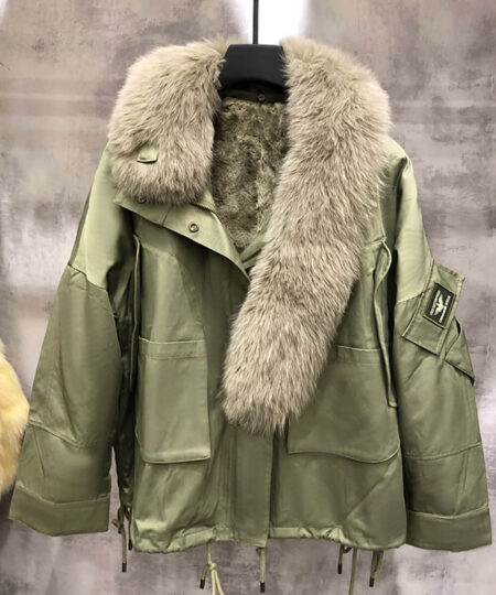GUG Fur Fox Fur Parka Jacket