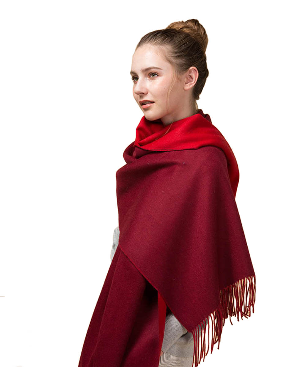 Reversible Lamb Wool UGG Scarves