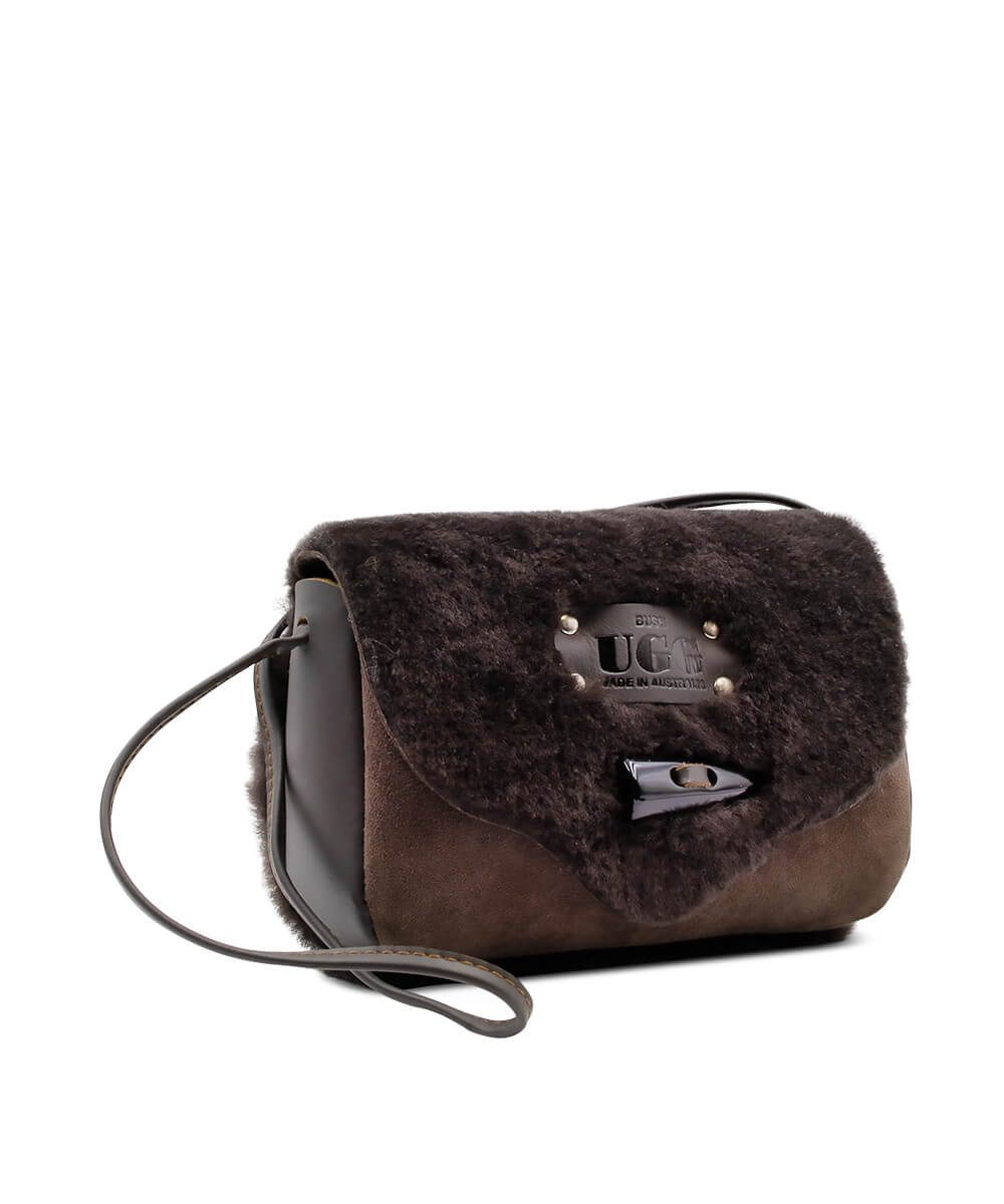 UGG Small Flapover Sheepskin Bag